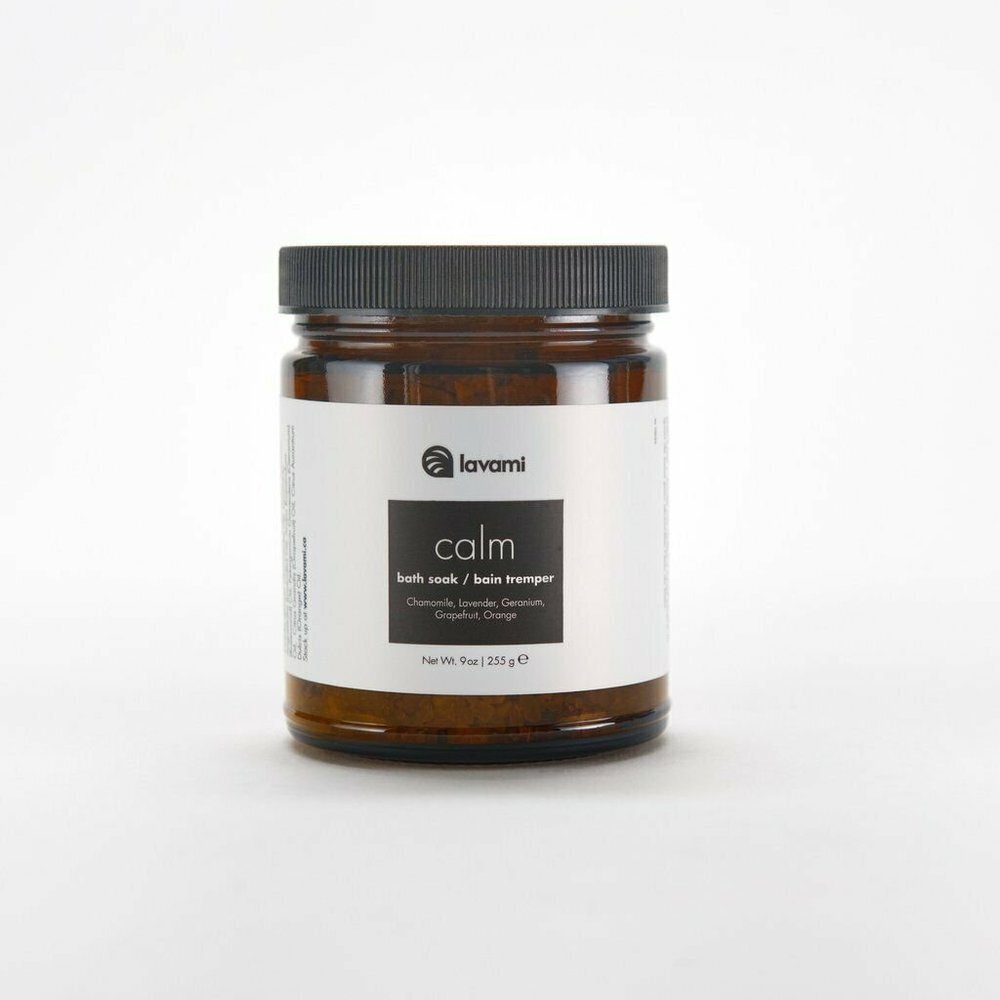 Calm Bath Soak with Epsom Salts by Lavami 100% Nat